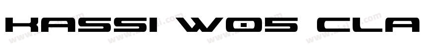Kassi W05 Classic字体转换